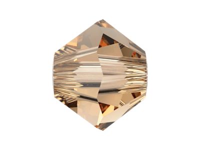 winzige Doppelkegel Perlen 5328 2,5mm Farbe: Light Colorado