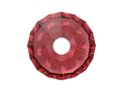 winzige Doppelkegel Perlen 5328 2,5mm Farbe: Scarlet