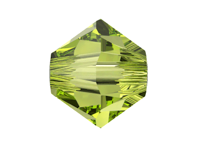 Swarovski Bicone Doppelkegel Perlen 4mm Farbe Citrus Green