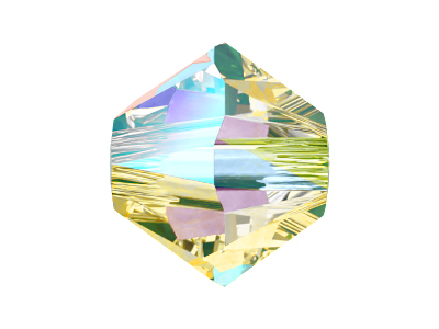 Swarovski Doppelkegel Perlen 5328 4mm Crystal AB 2x