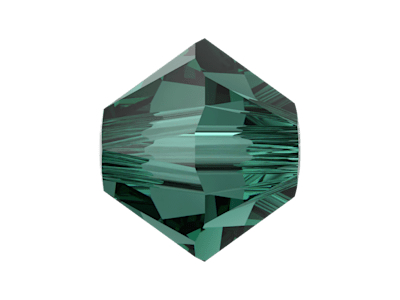 Swarovski Bicone Doppelkegel Perlen 4mm Farbe Emerald
