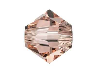 Swarovski Bicone Doppelkegel Perlen 4mm Farbe Light Peach
