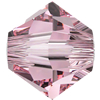 60 Stk. Austrian Crystal Doppelkegel Perlen XILION 5328 2,5mm Light Rose