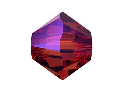 Swarovski Xilion Bicone 5328 Doppelkegel Perlen 3mm Siam Shi