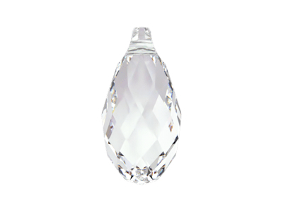 facettierteri Tropfen Anhänger 6010 Farbe Crystal