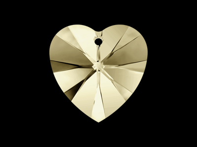 facettierte Glasperlen Kristall Anhänger Herz, 10mm, Farbe: 