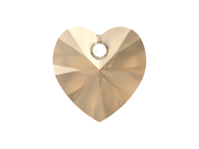 facettierte Glasperlen Kristall Anhänger Herz, 10mm, Farbe C