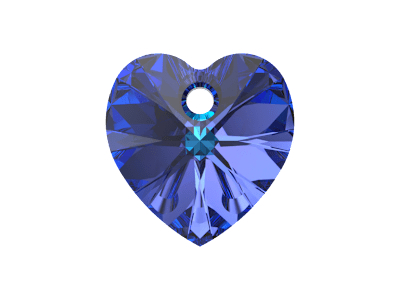 facettierte Glasperlen Kristall Anhänger Herz, 10mm, Farbe C