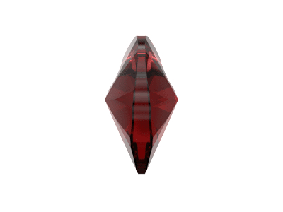rote, facettierte Herzanhänger zum Schmuckmachen, 10mm, Farb