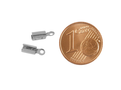Edelstahl Abschlußklemmen für 2mm Bänder