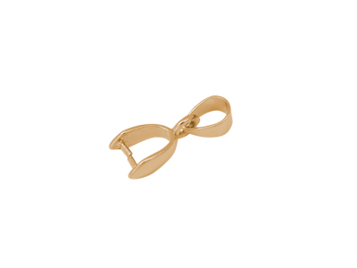 rosegoldene Anhängerklemme