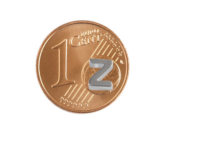 kleine Buchstabenperlen, Alphabetperlen für Armbänder , Bild 2 mit Größenvergleich