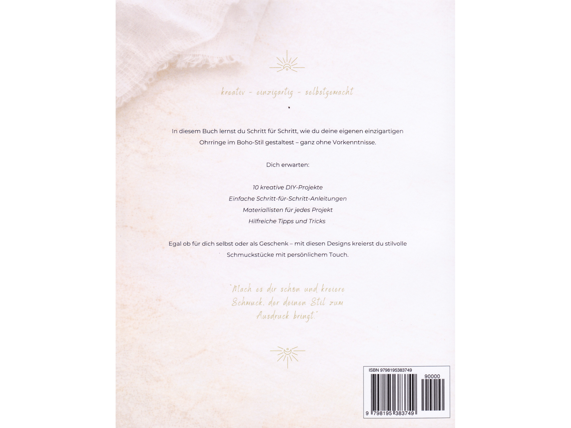 DIY Buch Anleitung für Boho Perlenohrringe von Veronika Prex