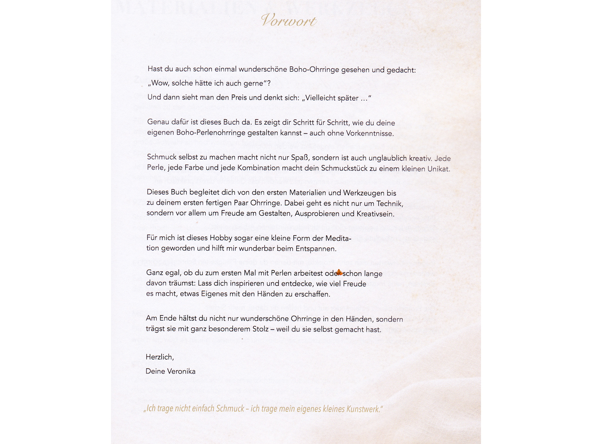 DIY Buch Anleitung für Boho Perlenohrringe von Veronika Prex