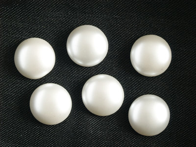 Cabochons von Oben