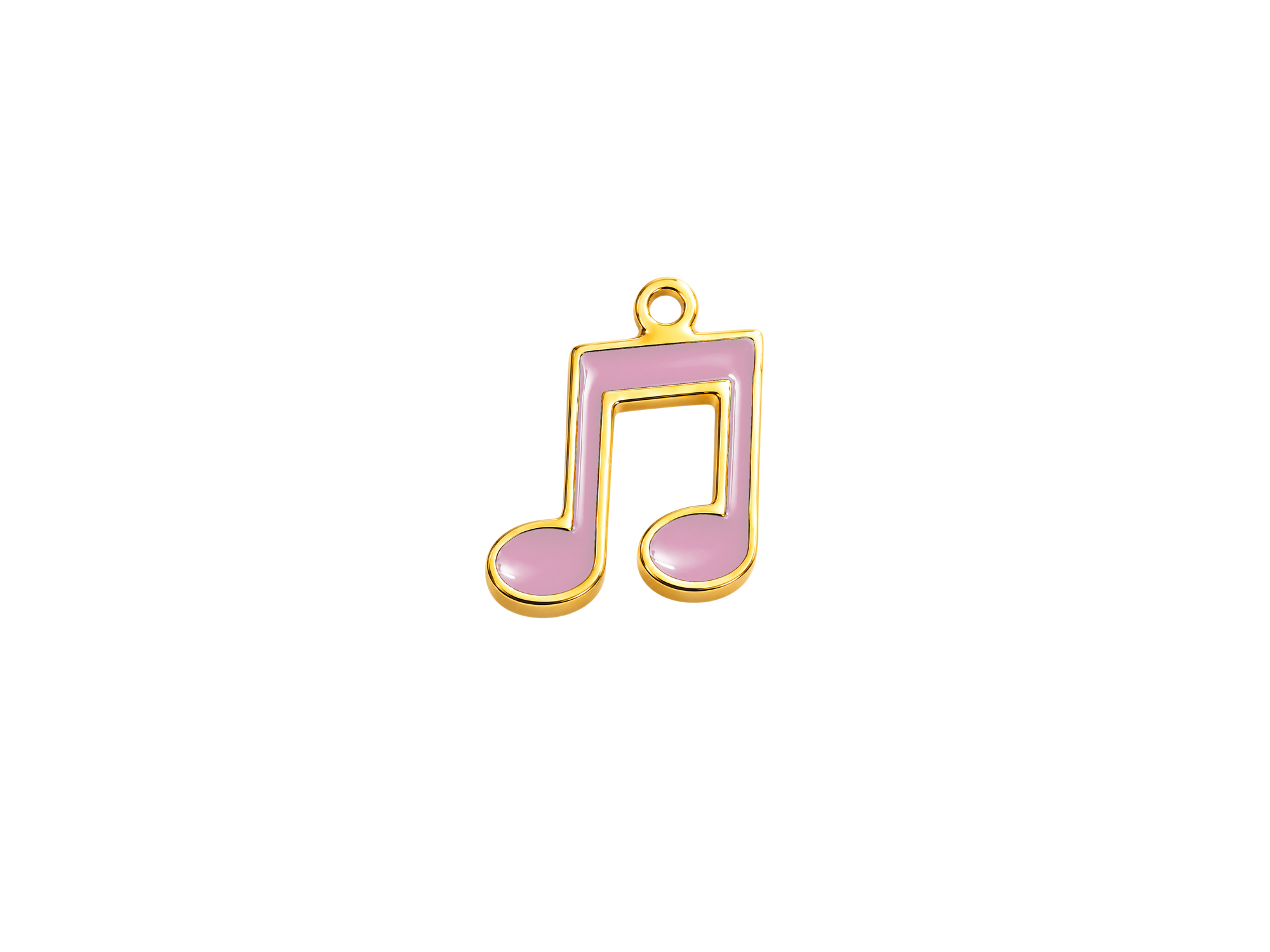 gold jewelry pendant, turquoise music note