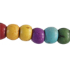 1 Strang (~40cm) runder Perlen 4mm Farbenmix