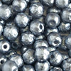 50 Gramm Fake-Metal Glasperlen 4mm Anthrazit