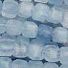 1 Strang (~38,5cm) echter Aquamarin Steinperlen, Würfel ~3mm