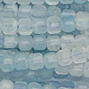 1 Strang (~38,5cm) echter Aquamarin Steinperlen, Würfel ~2,3mm