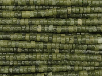 Kanadische Jade Steinperlen HiShi 4x2mm
