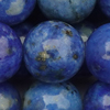 1 Strang (~39cm) echter Lapis Lazuli Steinperlen, rund ~6,5mm