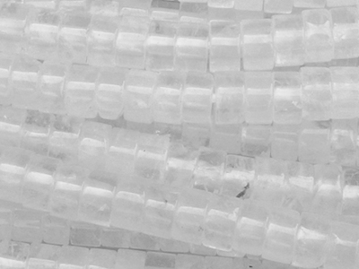 Mondstein Steinperlen HiShi 4x2mm zum Schmuckmachen - Nahauf