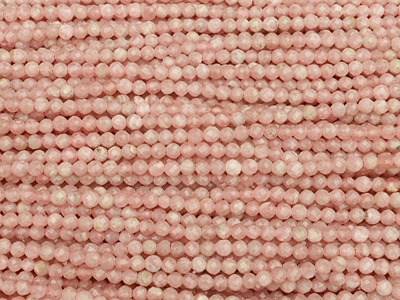 Rhodochrosite Steinperlen facettiert 2mm