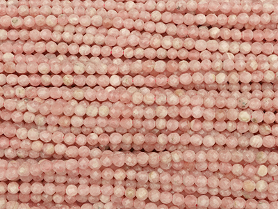 Rhodochrosite Steinperlen facettiert 3mm