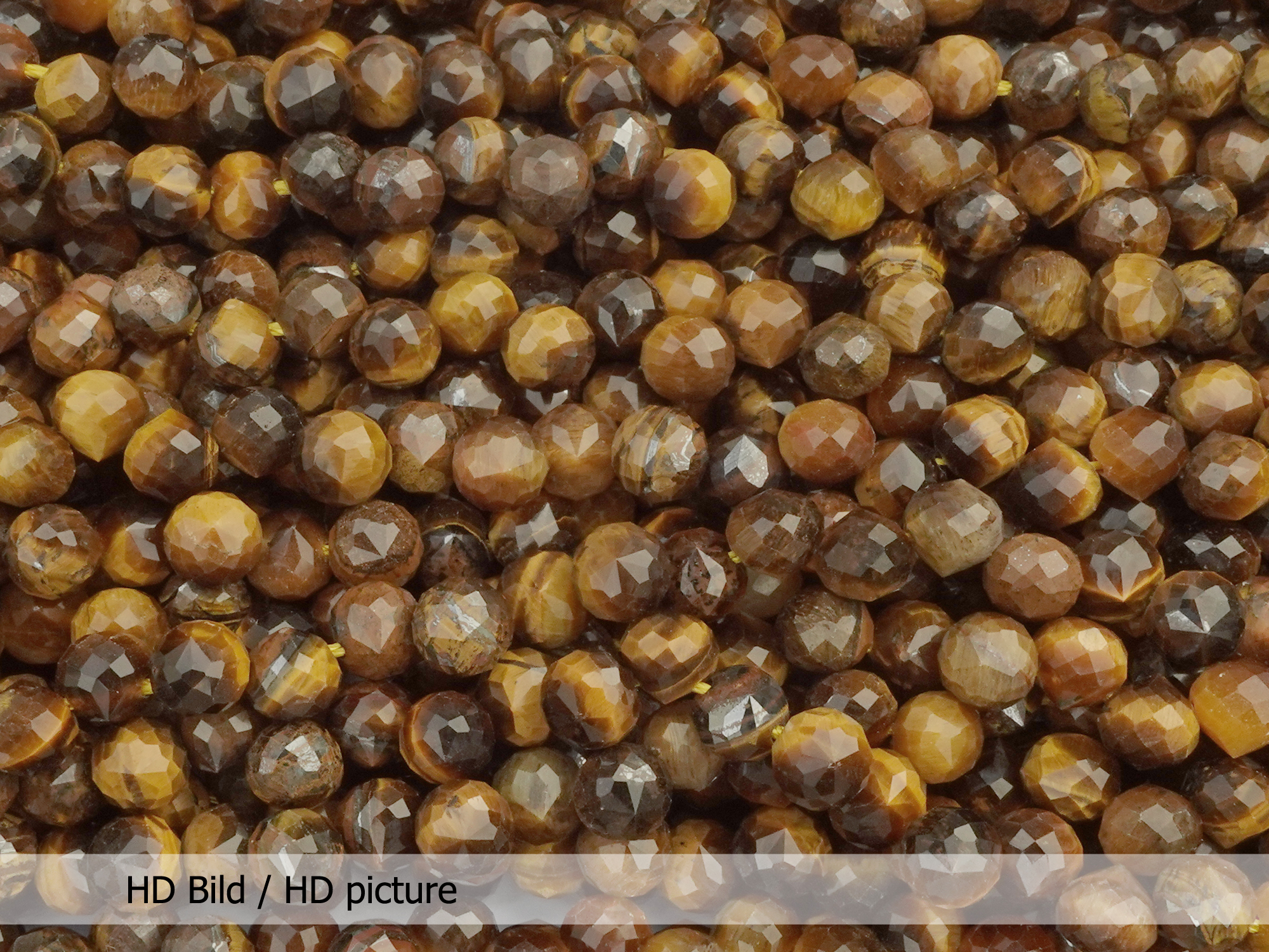 Tigerauge Steinperlen 6mm bömmelförmige Tropfen - HD Bild