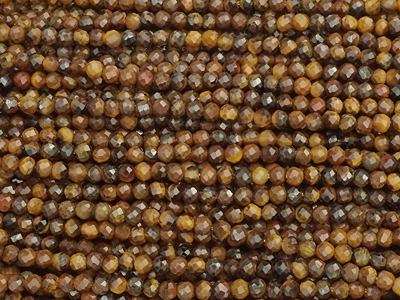 Tigerauge Steinperlen facettiert 2mm günstig