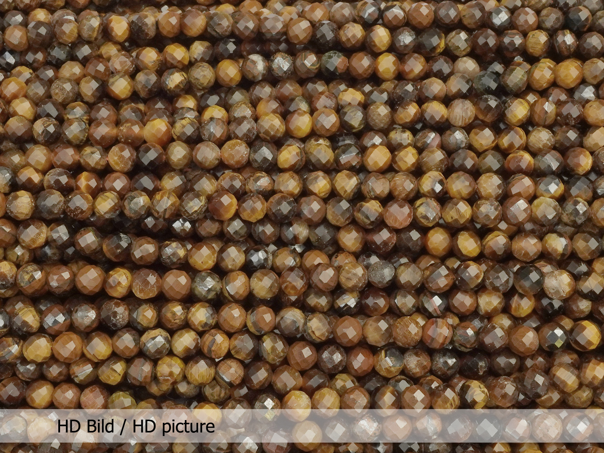 Tigerauge Halbedelsteinperlen facettiert 4mm günstig - HD Bi