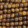 1 Strang (~39cm) echter Tigerauge Steinperlen, rund ~2,6mm