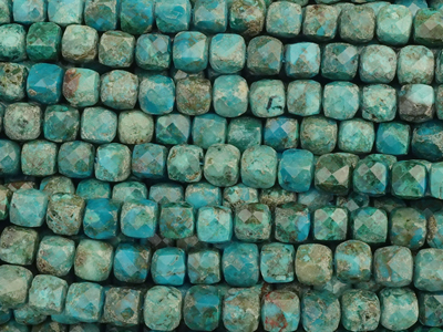 Türkis Steinperlen Würfel 4mm Würfelperlen zum Schmuckmachen