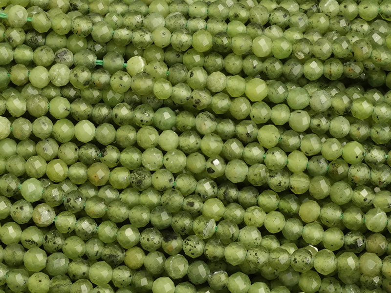 facettierte 3mm Steinperlen zum Schmuckmachen - Kanadische g