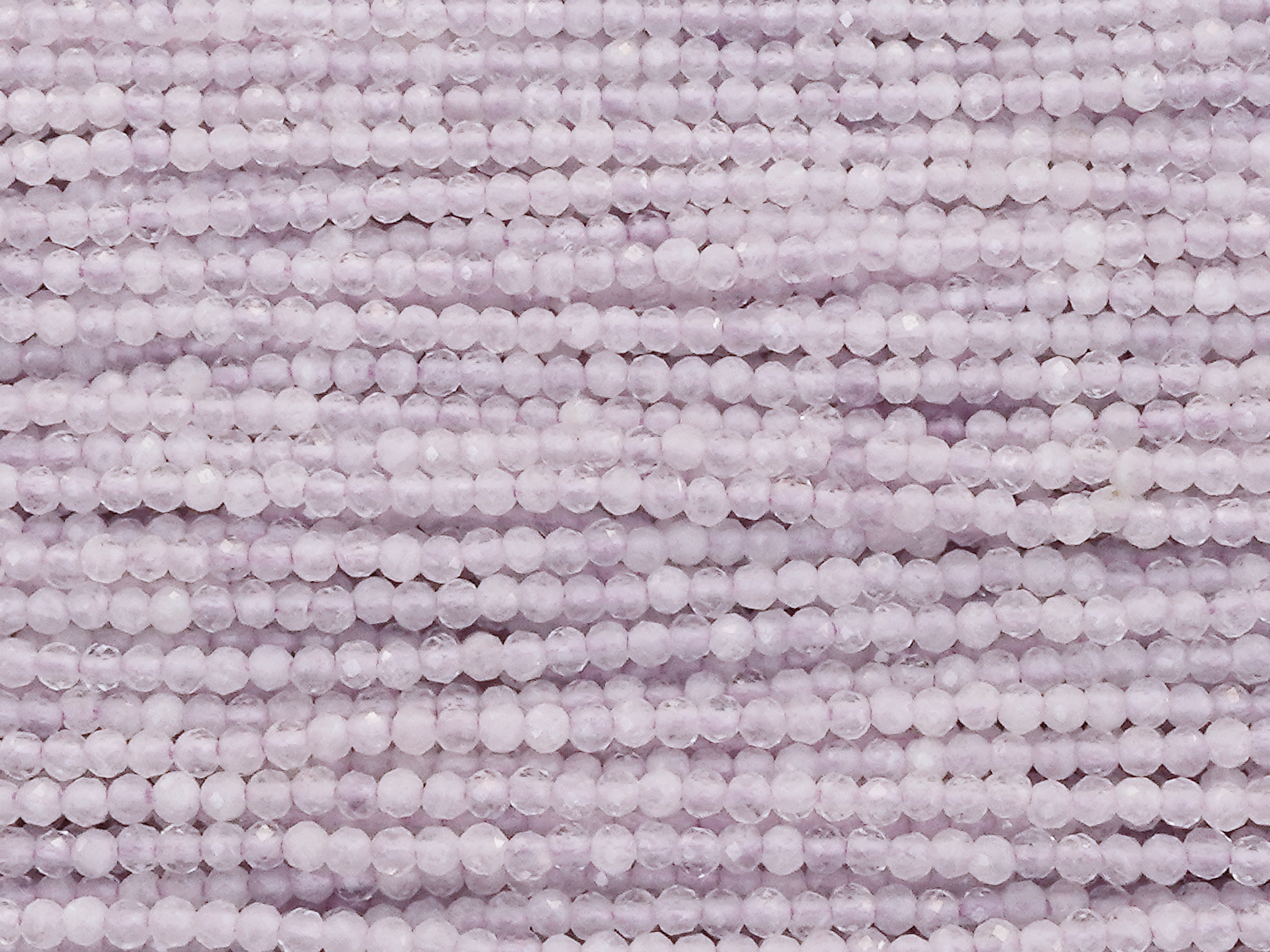 facettierte 2mm Lavendel Amethyst Steinperlen zum Schmuckmac