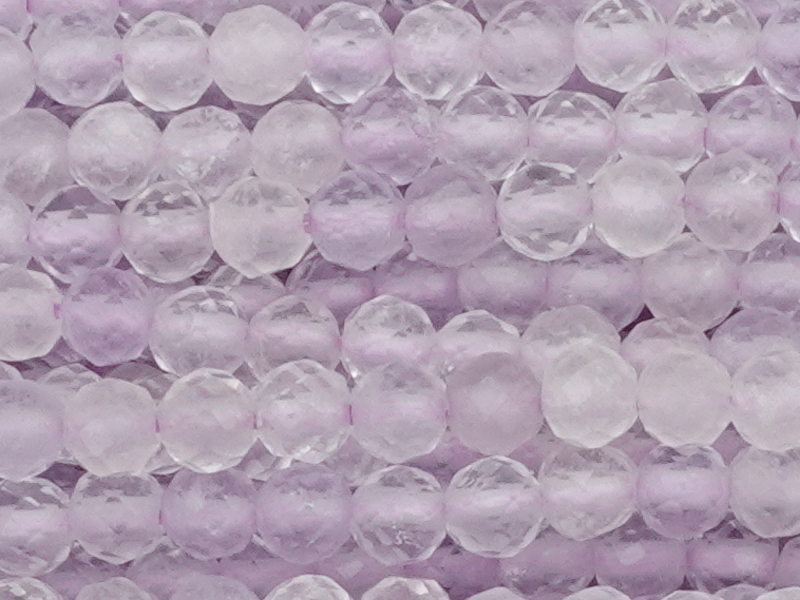facettierte 3mm Lavendel Amethyst Steinperlen zum Schmuckmac