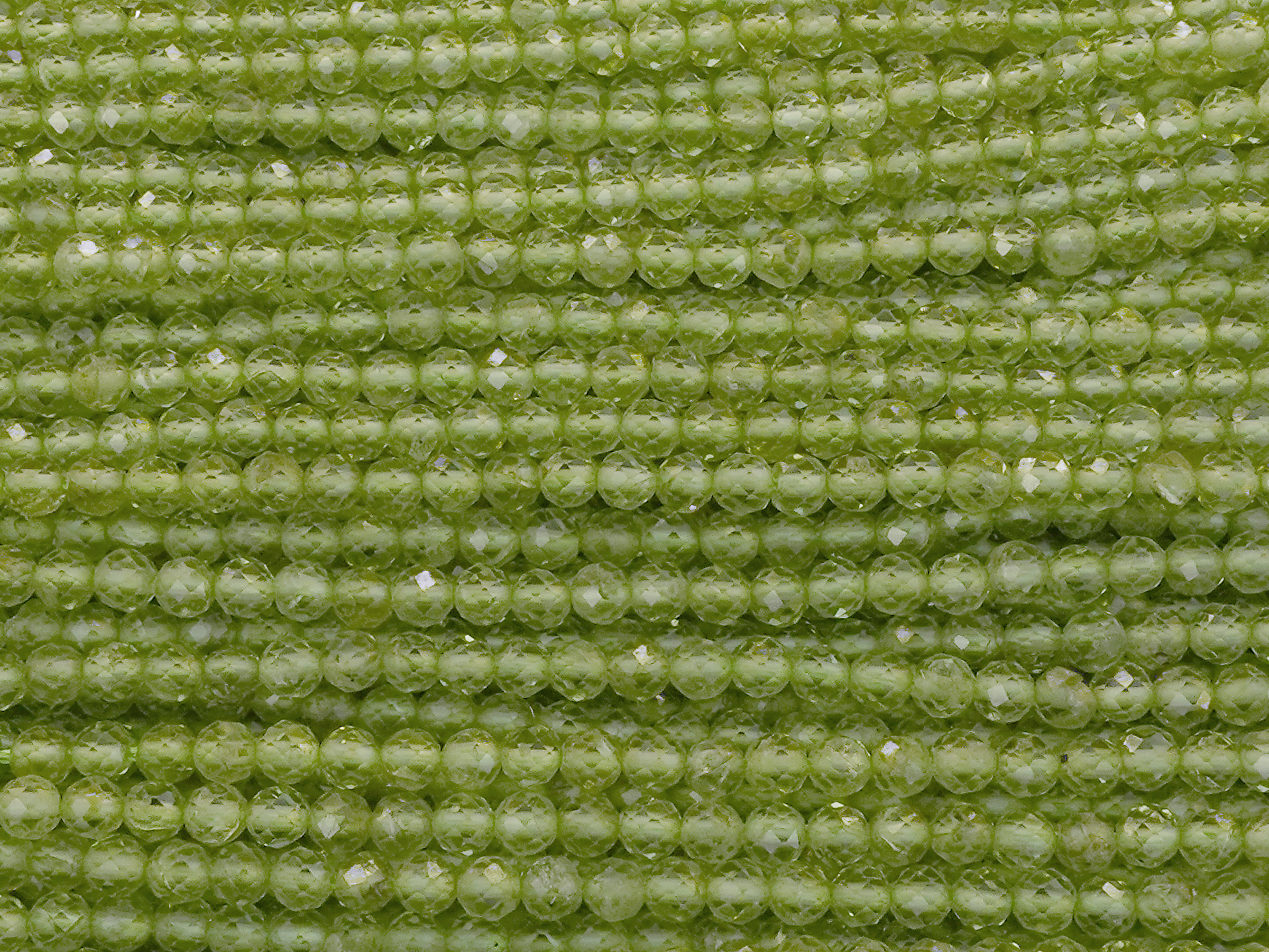 faceted gemstone beads for DIY jewelry - Olivine - Peridot 3