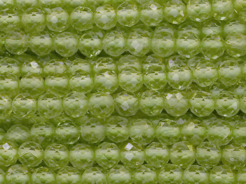 faceted gemstone beads for DIY jewelry - Olivine - Peridot 3
