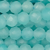 1 Strang (~38cm) echter Amazonit Steinperlen, rund facettiert ~2,1mm
