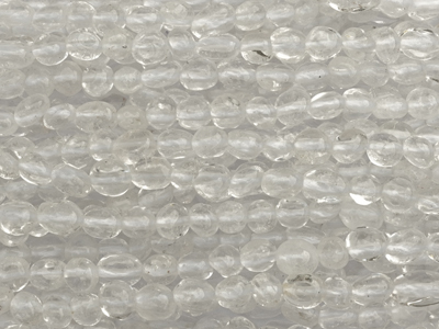 unregelmäßige Bergkristall Steinperlen 4-6mm zum Schmuckmach