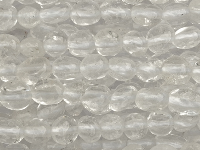 unregelmäßige Bergkristall Steinperlen 4-6mm zum Schmuckmach