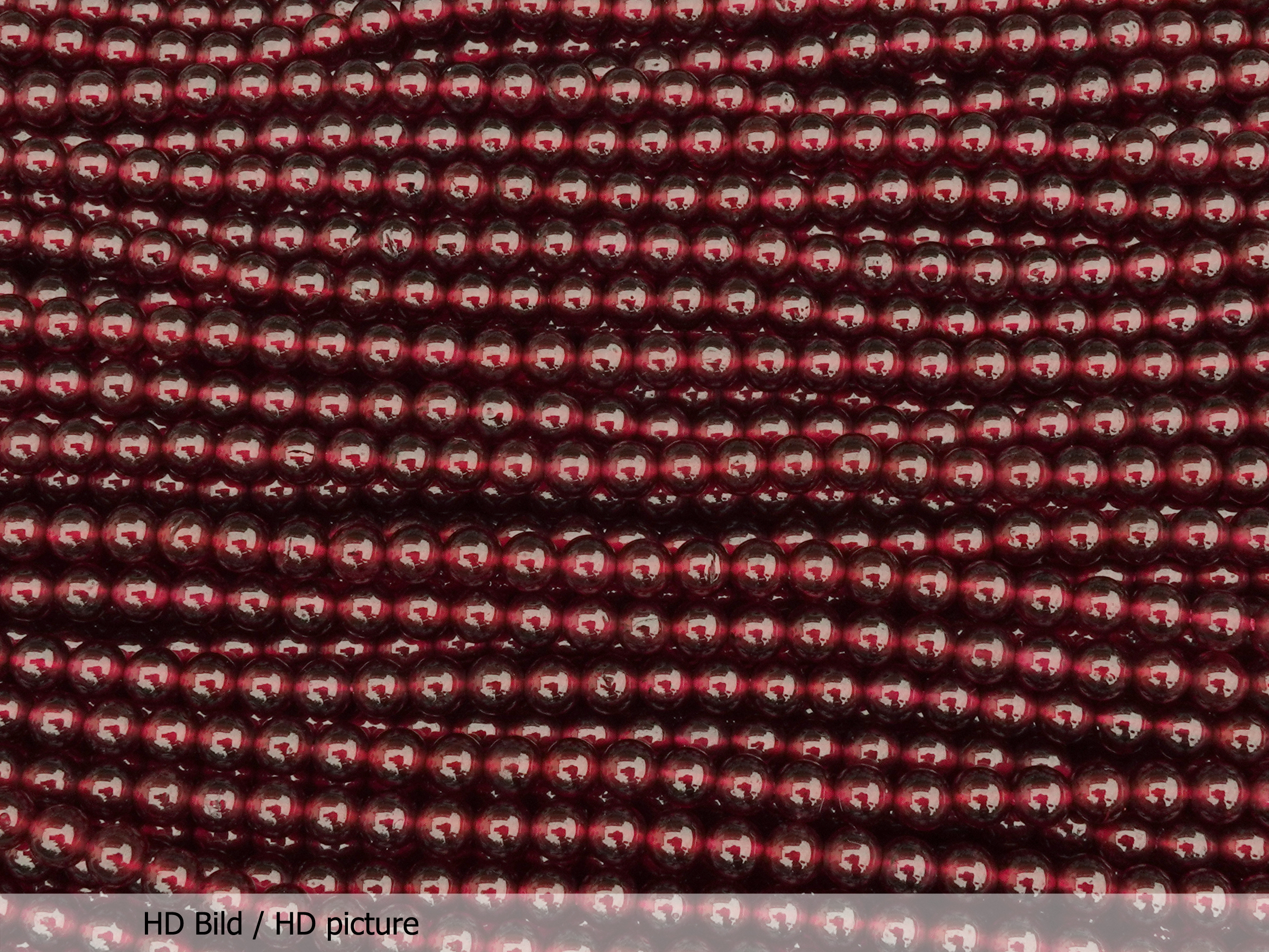 schöne runde 4mm Granaten Steinperlen - HD Bild