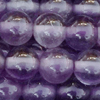 1 Strang (~38cm) echter Amethyst Steinperlen, rund ~3,8mm