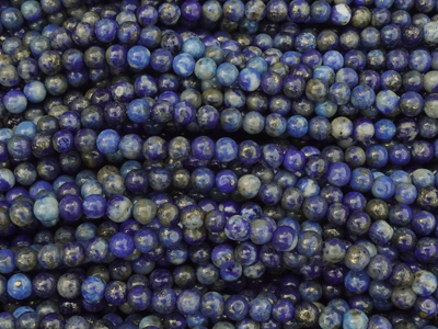 runde Lapis Lazuli Steinperlen 3,6mm