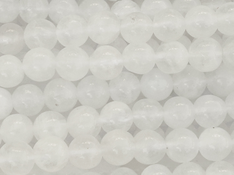runde 5mm Mondstein Steinperlen zum Schmuckmachen - Nahaufna