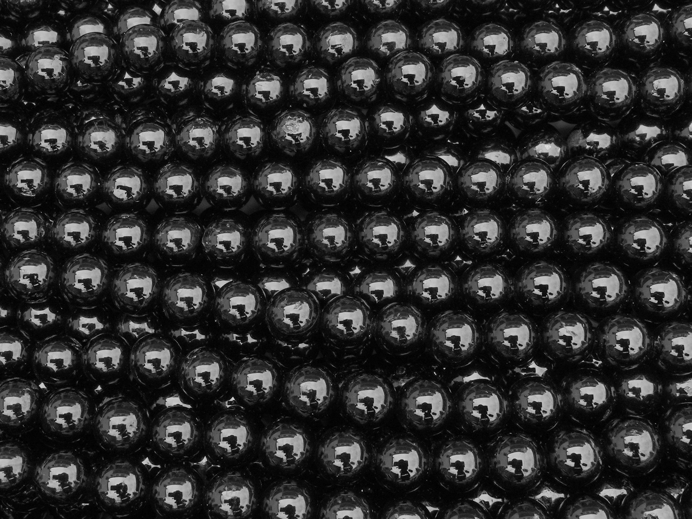 runde 6mm Steinperlen zum Schmuckmachen - schwarzer Turmalin