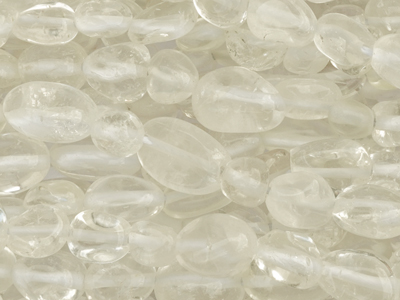 unregelmäßige Bergkristall Steinperlen 5-10mm zum Schmuckmac