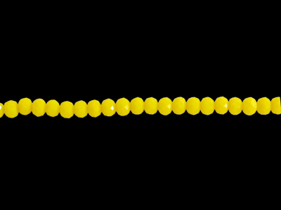 facettierte Rondellenperlen aus Glas