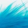 1 Pkg. (20 Stk.) türkisblaue Federn ~9cm